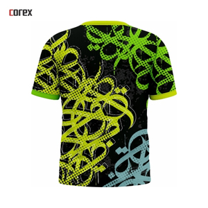 Maillot formel pour homme à col rond, design personnalisé avec logo calligraphié sur le devant, en tissu respirant par sublimation – Populaire - Product Image 5