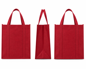 Bolsa de Mano Reutilizable Ecológica de Polipropileno No Tejido con Impresión Personalizada, Logotipo con Impresión Digital, Asa con Parche, 80 GSM, para Regalos y Manualidades - Product Image 1