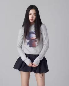 Sudadera con Capucha Estampada con Dibujos Animados Estilo Americano Vintage para Mujer, Suministro ODM, Transpirable, Corte Ajustado, Manga Larga, Primavera/Otoño/Invierno - Product Image 2