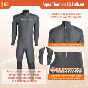 Traje de Neopreno Aropec Aqua con Flotabilidad Neutra, Secado Rápido, Forro Polar, Alternativa al Traje de Buceo Supratex, OEM/ODM - Product Image 4