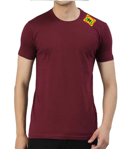 Camisetas de Hombre al por Mayor, 50% Poliéster, 25% Algodón, 25% Rayón, Tejido TCR Suave, Cuello Redondo, Manga Corta, Logotipo Personalizado - Product Image 2