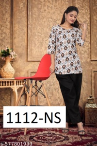 Conjunto de 2 Piezas de Ropa Deportiva para Mujer, Tela Mágica Blanca Estampada de Tacto Suave Premium, Cuello Redondo Transpirable, Pantalón y Sudadera a Juego - Product Image 2