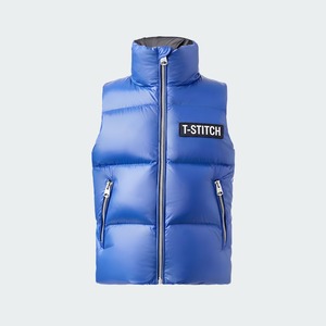 Unisex Lightweight Stand Collar Eco-Friendly Waterproof Front Embroidery <b>Packable</b> Puffer <b>Jacket</b> - Product Image 1