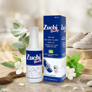 Spray désodorisant pour chaussures à marque privée, éliminateur d'odeurs, liquide antibactérien, parfum doux, séchage instantané, ingrédients aux herbes tropicales - Product Image 1