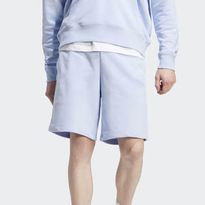 Pantalones cortos de verano para hombre, 100% algodón, de color liso, informales, para trabajo, holgados, delgados, transpirables, para playa y deporte. - Product Image 1