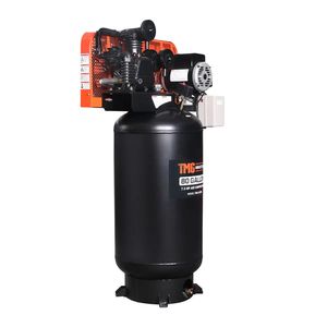 Compressore d'aria elettrico stazionario da 80 galloni da 7.5 CV 230V motore a induzione 6 min tempo di riempimento ASME serbatoio verticale per uso industriale - Product Image 3