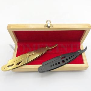 Maquinilla de afeitar en color personalizado y logotipo personalizado Hoja de corte de un solo filo Maquinilla de afeitar de grado quirúrgico para hombres a precio mayorista - Product Image 3