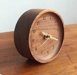 Reloj de Pared Cuadrado Moderno de Madera, Corte Láser con Ranuras Radiales, Minimalista, de Madera Sólida, Silencioso, de Cuarzo, para Hogar u Oficina - Product Image 5