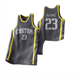 Ensemble Maillot et Short de Basketball Personnalisable pour Homme – Respirant, Séchage Rapide, Col en V, 100% Polyester, Impression Numérique - Product Image 1