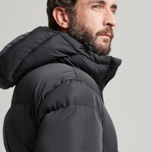 Veste longue matelassée à capuche Solid Trader, qualité supérieure, tissu à séchage rapide, essentielle pour les froides journées, tendance, 70% coton, doublée - Product Image 5
