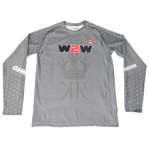 เสื้อรัดกล้ามเนื้อแขนยาวแห้งเร็วสำหรับนักกีฬาบราซิลเลียนยิวยิตสูและ MMA - Product Image 3