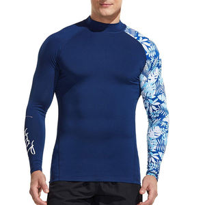 Professional MMA Rash Guard Compression Shirt Spandex Polyester 180g Quick Dry Breathable Custom Logo BJJ Gym <b>Surfing</b> Training - Product Image 1