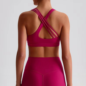 Sujetador Deportivo Asimétrico con Logotipo Personalizado, Diseño Simple en la Parte Delantera, Secado Rápido, para Mujer, Ideal para Correr, Yoga, Fitness, Verano y Actividades Deportivas - Product Image 3