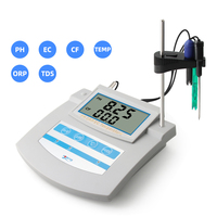Testeur d'eau multifonction YIERYI 6 en 1 - PH, EC, ORP, TDS et température - Pour aquariums ou traitement de l'eau
