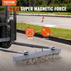 Spazzole magnetiche per carrelli elevatori da 93 libbre per attrezzature per la pulizia di tipo industriale in acciaio per Nail Pickup accessori per la caccia - Product Image 2
