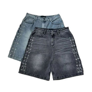 Pantalones Cortos de Chándal Personalizados para Hombre, Estilo Vintage, Teñido Liso, 100% Algodón, Secado Rápido, Servicio OEM - Product Image 1