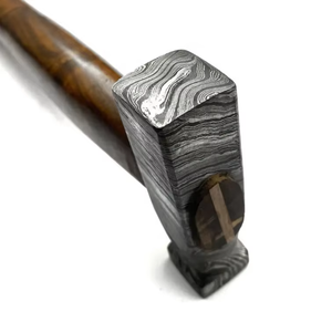 MS Enterprises Handcrafted Viking Hammer – Engraved Carbon Steel Machinist Hammer, Industrial Grade Steel Craft International - Product Image 3