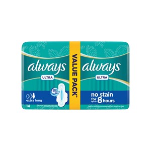 Toallas Always Ultra Finas sin Alas, Talla 1, Regulares, 132 Unidades (3 Paquetes de 44) - Product Image 1