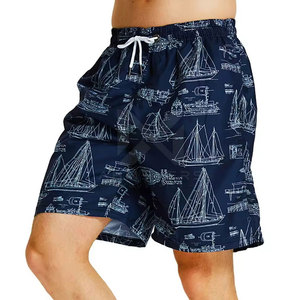 <b>Men</b> Quick Dry Lightweight Swim <b>Shorts</b> With <b>Elastic</b> <b>Waistband</b> And Adjustable Drawstring For Beach Swimming And Summer Wear - Product Image 2