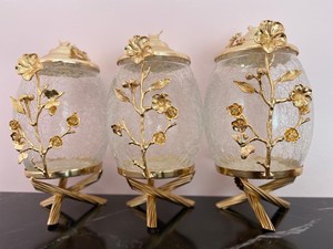 Modern Luxury Glass Food Storage <b>Jar</b> <b>with</b> Flip Top <b>Lid</b> Stackable Eco-Friendly Durable 1L Capacity Food Safe Customizable - Product Image 2