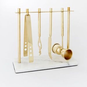 Outils de bar haut de gamme pour la maison, accessoires de divertissement de luxe, présentoir à cocktails, essentiels pour la doxologie, bar à accessoires moderne en marbre - Product Image 4