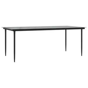 Juego de comedor de patio de ratán polivinílico gris de 7 piezas con cojines Muebles de exterior con estilo - Product Image 4