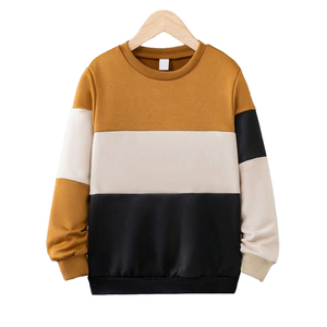 Pull-over unisexe à col rond en tricot, coupe classique, style décontracté, couleur contrastée, style streetwear, nouvelle collection, qualité supérieure, style automne - Product Image 2
