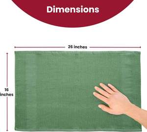 Eco Friendly Premium Woven Cotton Kitchen Dish Towel <b>Machine</b> Washable Quick Dry Lint Free Solid Color - Product Image 2