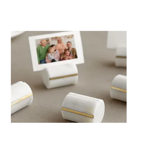Marble <b>Table</b> Numbers Holder Rectangle Marble Place <b>Card</b> Holder Office for Desk <b>Card</b> Display Holders Attractive Design - Product Image 6