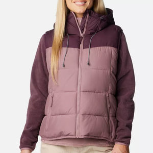 Chaqueta Acolchada con Capucha para Mujer Moonvista OEM, Chaqueta con Cierre Completo y Burbujas, Chaqueta de Plumón Transpirable para Invierno - Product Image 1