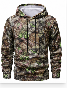 Sweat-shirt à capuche camouflage pour homme, doublé polaire, chaud, décontracté, pour l'extérieur, imprimé sur mesure, sweat-shirt à capuche camouflage tendance pour l'extérieur - Product Image 1