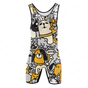 Nuevo Singlet de Lucha Libre para Hombre de Alta Calidad, Uniforme de Lucha Libre Personalizado al por Mayor - Product Image 1
