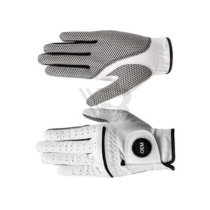 Gants de golf pour hommes en cuir souple, fabrication professionnelle, impression de logo personnalisé, matériaux de qualité supérieure, prix de gros. - Product Image 4