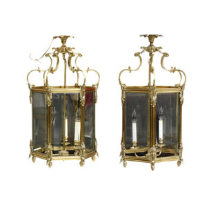 Lanterne porte-bougie en métal finition cuivre antique faite à la main, style vintage élégant, décoration pour la maison et le jardin, lanterne décorative pour bougie chauffe-plat - Product Image 3