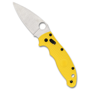 Cuchillos Plegables Portátiles de Acero Inoxidable con Mango Texturizado Antideslizante Amarillo, Hoja Afilada, Orificio de Apertura para el Pulgar y Bloqueo Deslizante - Product Image 3