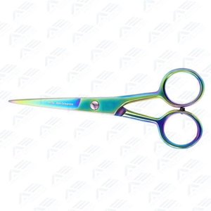 Ciseaux de coiffure professionnels en acier J2 à prix abordable, ciseaux à moustache et à barbe, instruments de coiffure noirs pour hommes - Product Image 4