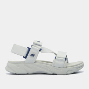 Sandales décontractées à bout ouvert avec bride croisée au dos et logo sérigraphié - Product Image 2