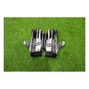 Gants de football blancs personnalisés, performance accrue, équipement sportif, accessoires d'entraînement athlétique - Product Image 5