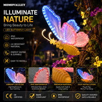 Momovalley 2026 Produits Tendance Décoration de Mariage Mouvement Papillon Volant Changeant de Couleur Lumière de Jardin Décoration de Noël