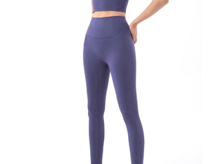 Leggings de yoga pour femmes, super doux, effet push-up, taille haute, avec cordon de serrage, couleur unie, écologiques, respirants, longueur genou, pour la gym - Product Image 2