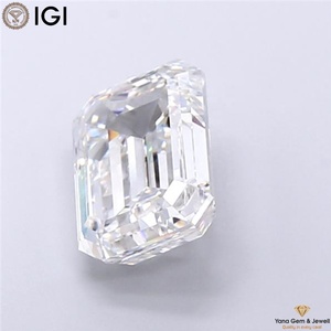 เพชรทรงเอเมอรัลด์ 4.50 กะรัต CVD เพาะเลี้ยงในห้องปฏิบัติการ ได้รับการรับรองจาก IGI สี D ความสะอาดระดับ VS1 ผลิตขึ้นเพื่อการฝังในเครื่องประดับชั้นดี - Product Image 3