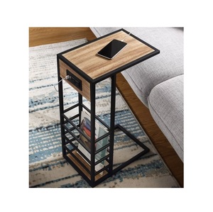 Table d'appoint compacte alliant praticité et style contemporain pour canapés, fauteuils, chambres et salons - Product Image 6