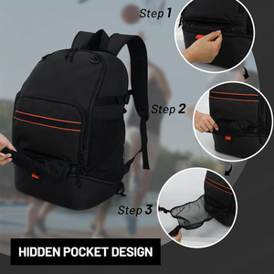 Bolsa de deporte personalizada, mochila para baloncesto, bolsa de viaje con correa para el hombro, hecha en Pakistán. - Product Image 3