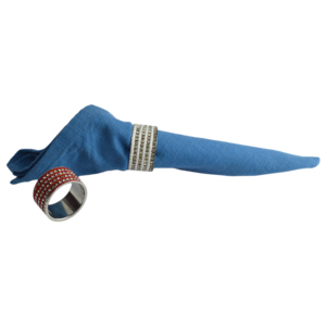 Roughly Designed Metal Vintage Napkin Ring Eco-Friendly Finish Customizable Width for Tableware <b>Cloth</b> Holder Dining <b>Table</b> Decor - Product Image 5