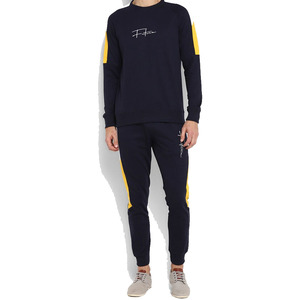 Luxury Product <b>Men's</b> <b>Navy</b> Blue Athletic Tracksuit Soft Cotton <b>Jogger</b> Set Private Label Manufacturer in Pakistan - Product Image 1