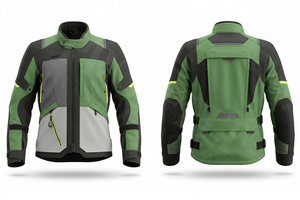 เสื้อแจ็คเก็ตขี่มอเตอร์ไซค์สำหรับกิจกรรมกลางแจ้ง กันน้ำ ระบายอากาศได้ดี ป้องกันการกระแทก พร้อมแผ่นเกราะ CE ป้องกันลม ทำจากผ้าทอ - Product Image 2