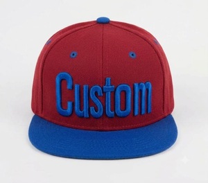 Casquettes snapback OEM vietnamiennes bicolores 6 panneaux, logo brodé 3D personnalisé, forme structurée, pour hommes et femmes, streetwear - Product Image 1