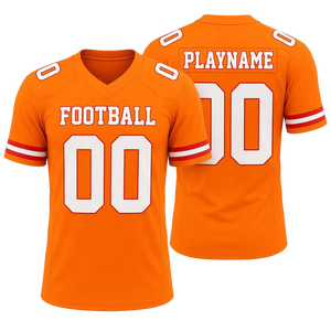เสื้อฟุตบอลอเมริกันพร้อมโลโก้แบบกำหนดเอง ราคาประหยัด ชุดฟุตบอลมาใหม่ - Product Image 1