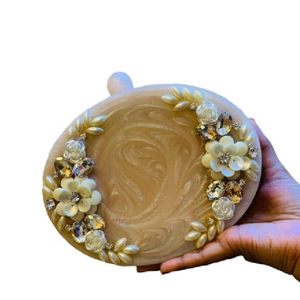 Bolso de Noche de Resina con Apariencia de Mármol Ecológico de Lujo 2020, Bolso de Mano para Fiesta con Pedrería, por MULTI CRAFT - Product Image 6