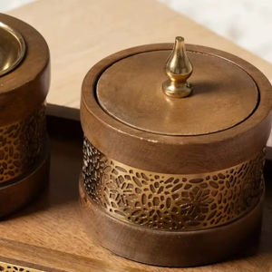 Porte-encens en bois unique et très populaire, design fabuleux, brûleur d'encens écologique, usage religieux, brûleur d'encens rond Bakhoor - Product Image 1